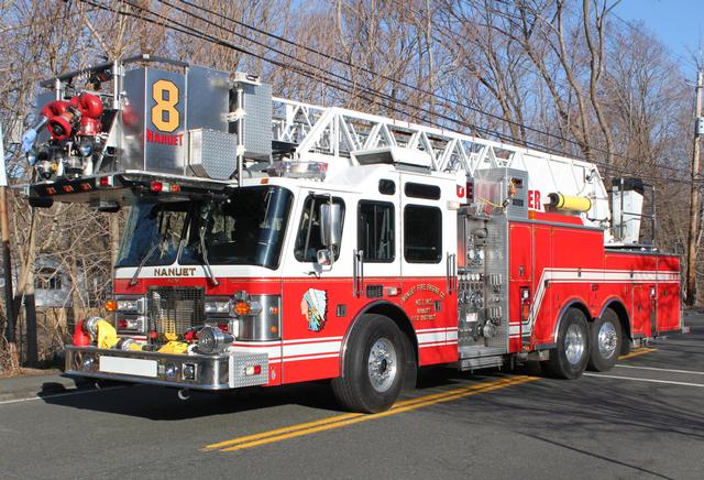 The Nanuet Fire Department lead this past Saturday Nanuet Little League parade. April 6,2013. Photo by Vincent P. Tuzzolino.